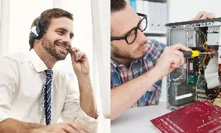 Atendimento físico e remoto